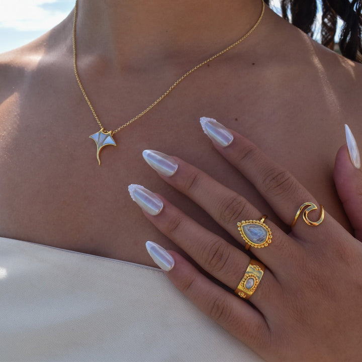 Gold Vermeil Wave Ring