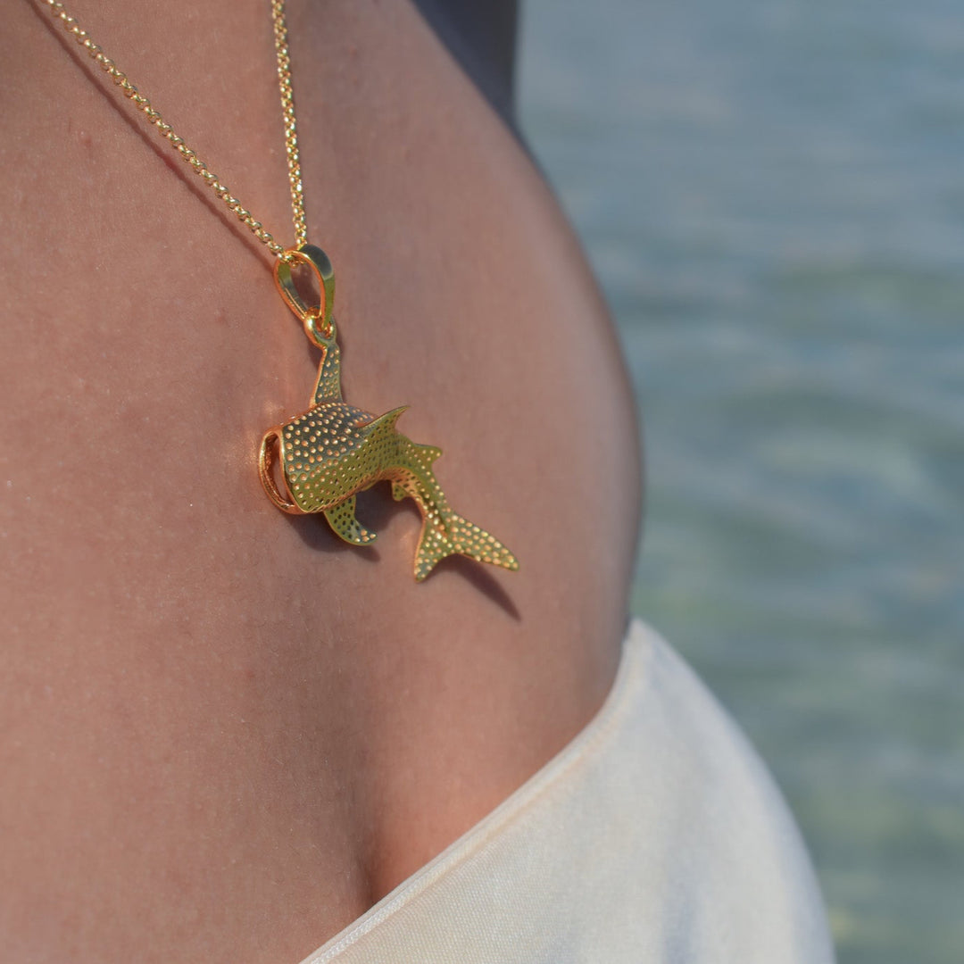 Gold Vermeil Whale Shark Necklace