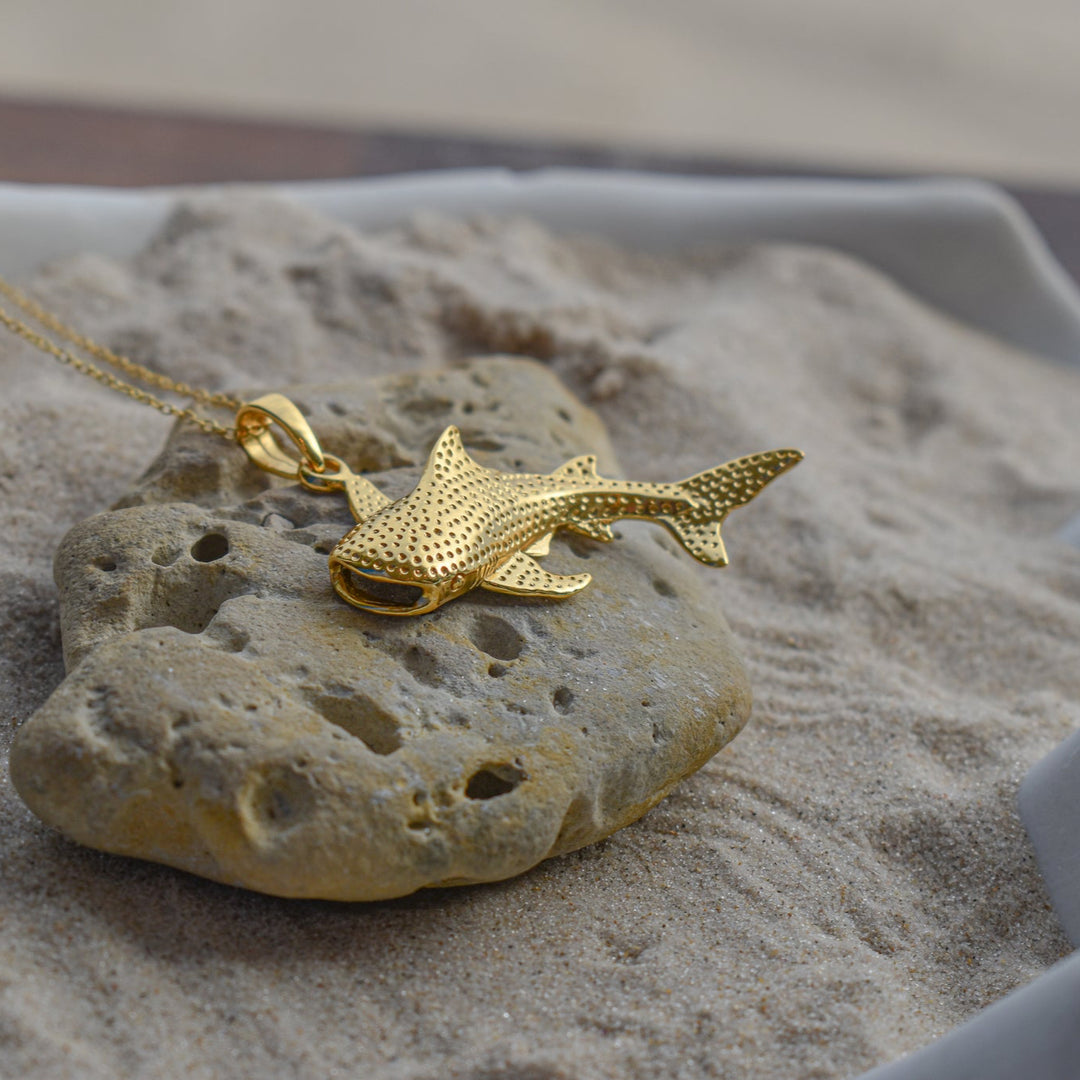 Gold Vermeil Whale Shark Necklace
