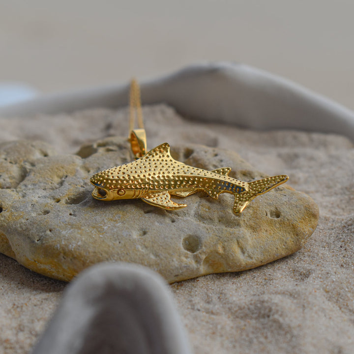 Gold Vermeil Whale Shark Necklace