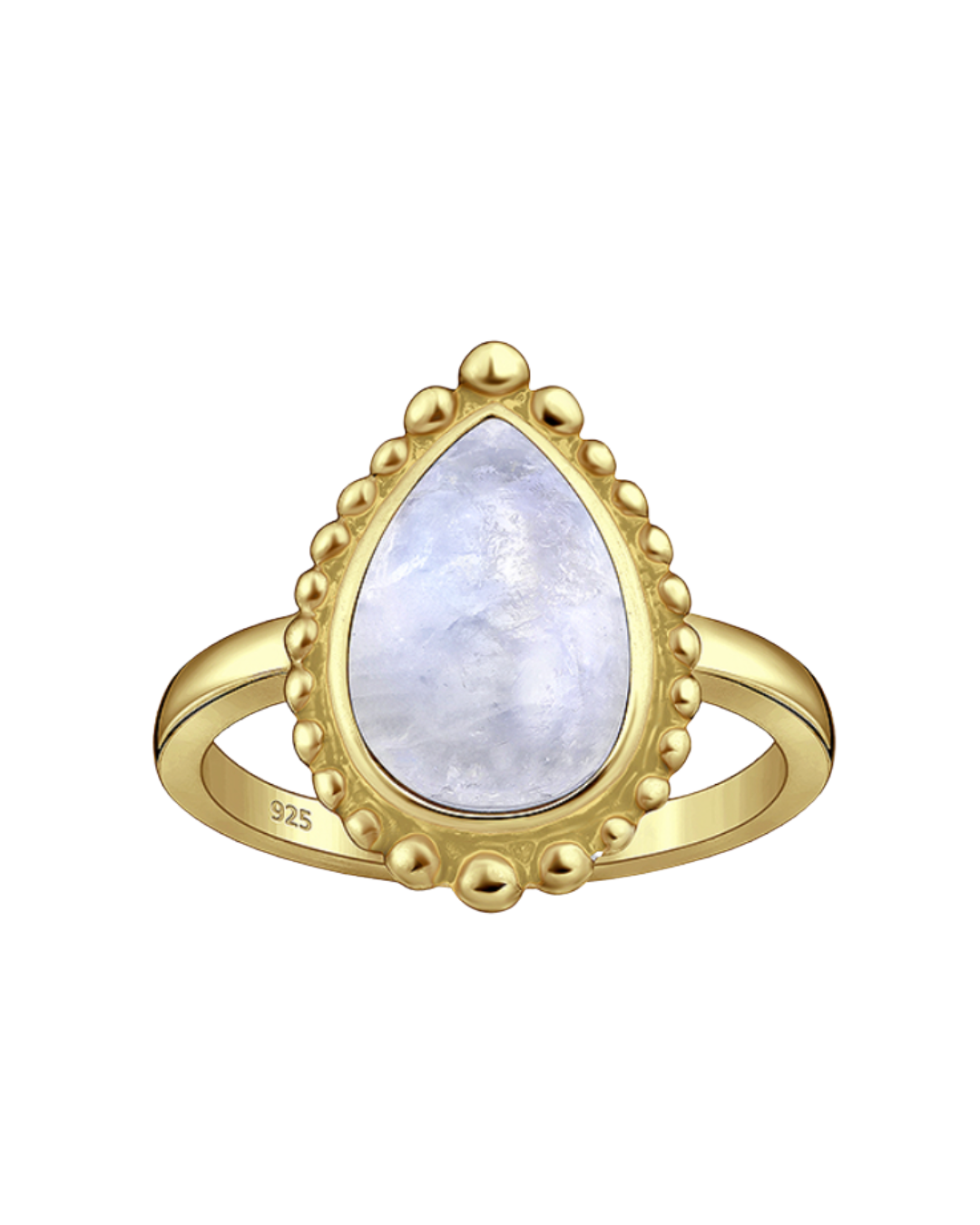 Gold Vermeil Moonstone Ring