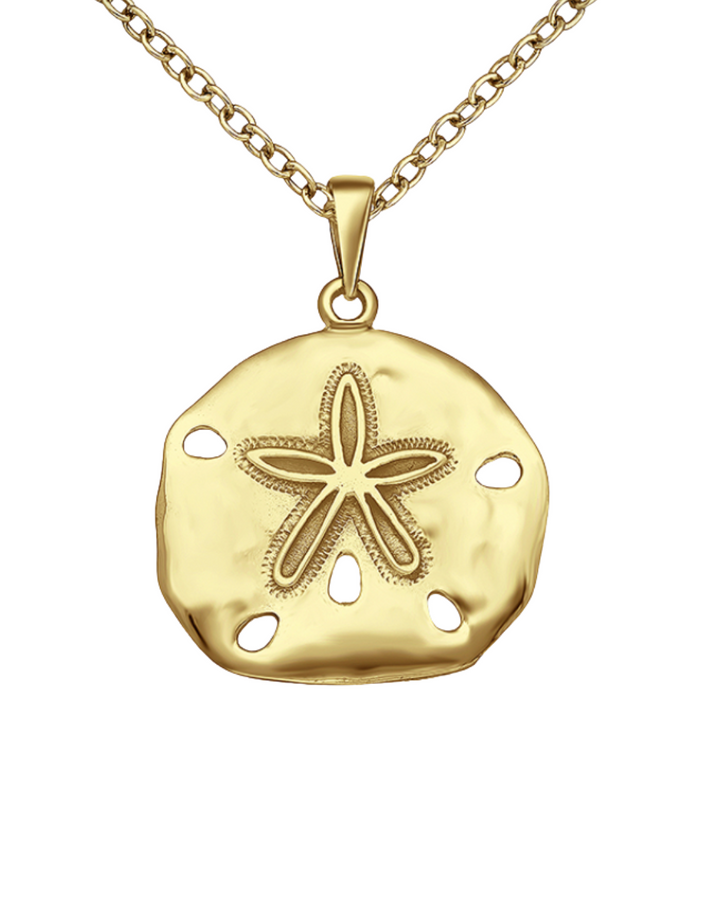 Gold Vermeil Sand Dollar Necklace