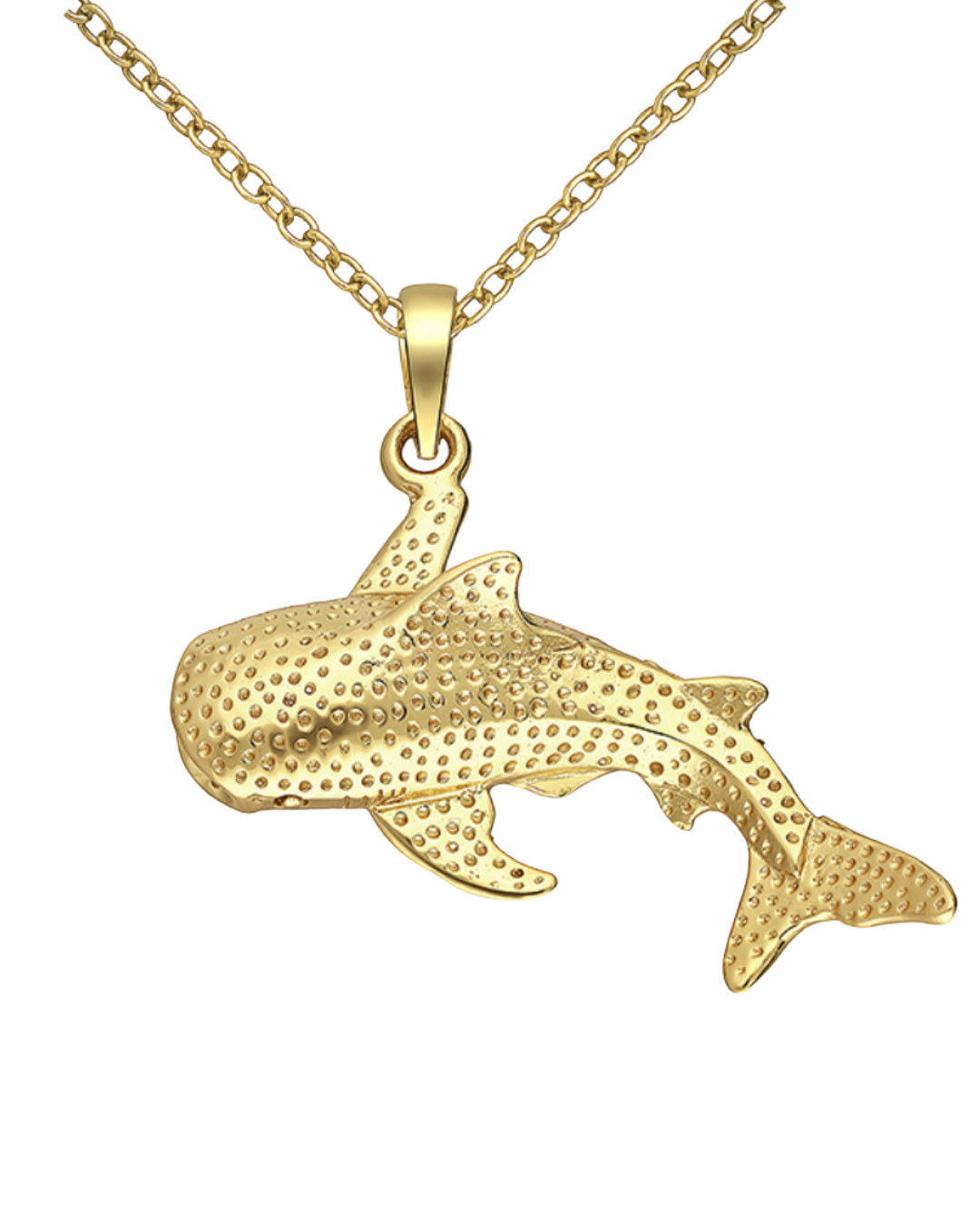 Gold Vermeil Whale Shark Necklace