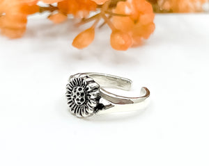 Sunflower Toe Ring