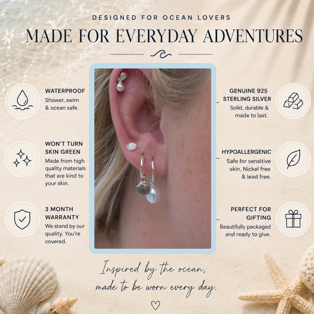 Pearl Hoops