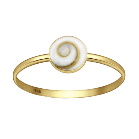 Shiva Shell Ring | Gold Vermeil