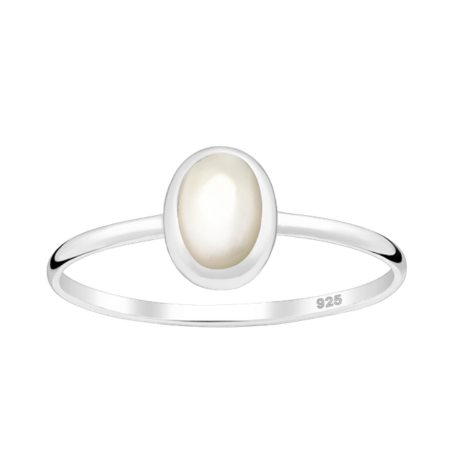 Mother of Pearl Ring | Sterling Silver