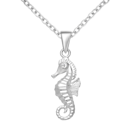 Seahorse Necklace | Sterling Silver