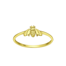Load image into Gallery viewer, Gold Bee Ring