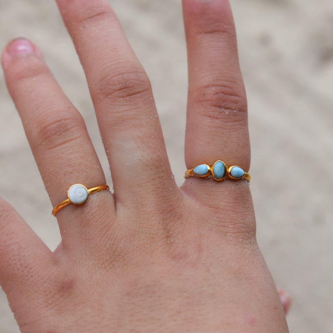 Shiva Shell Ring | Gold Vermeil