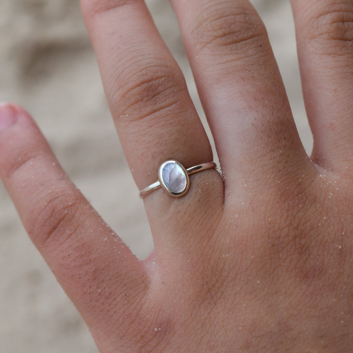 Mother of Pearl Ring | Sterling Silver