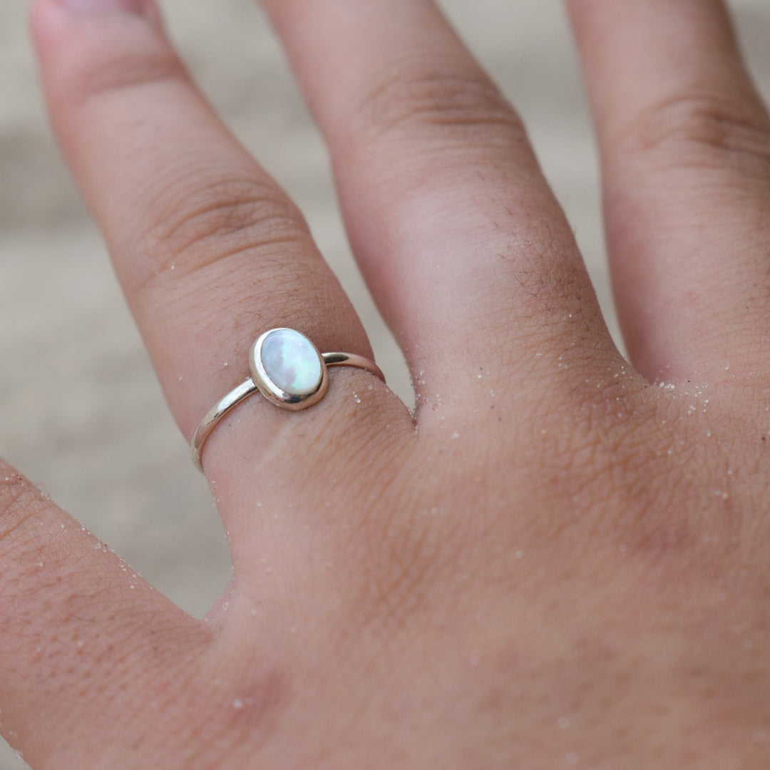 Mother of Pearl Ring | Sterling Silver