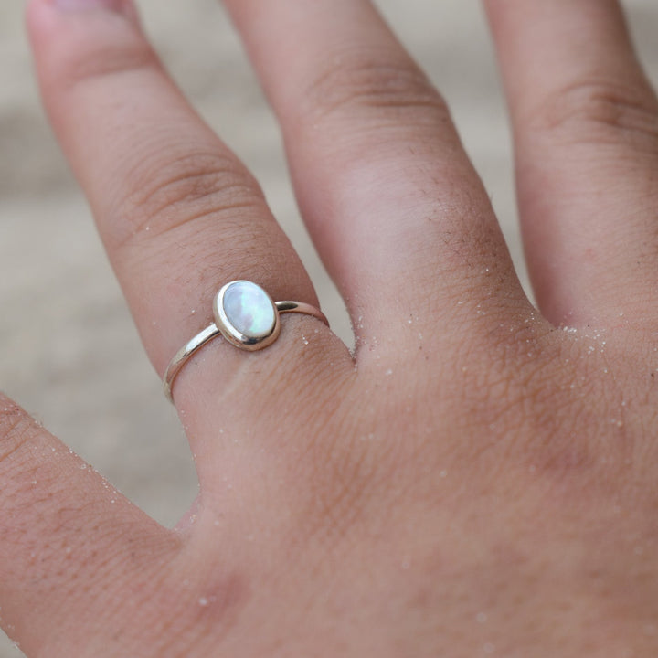Mother of Pearl Ring | Sterling Silver