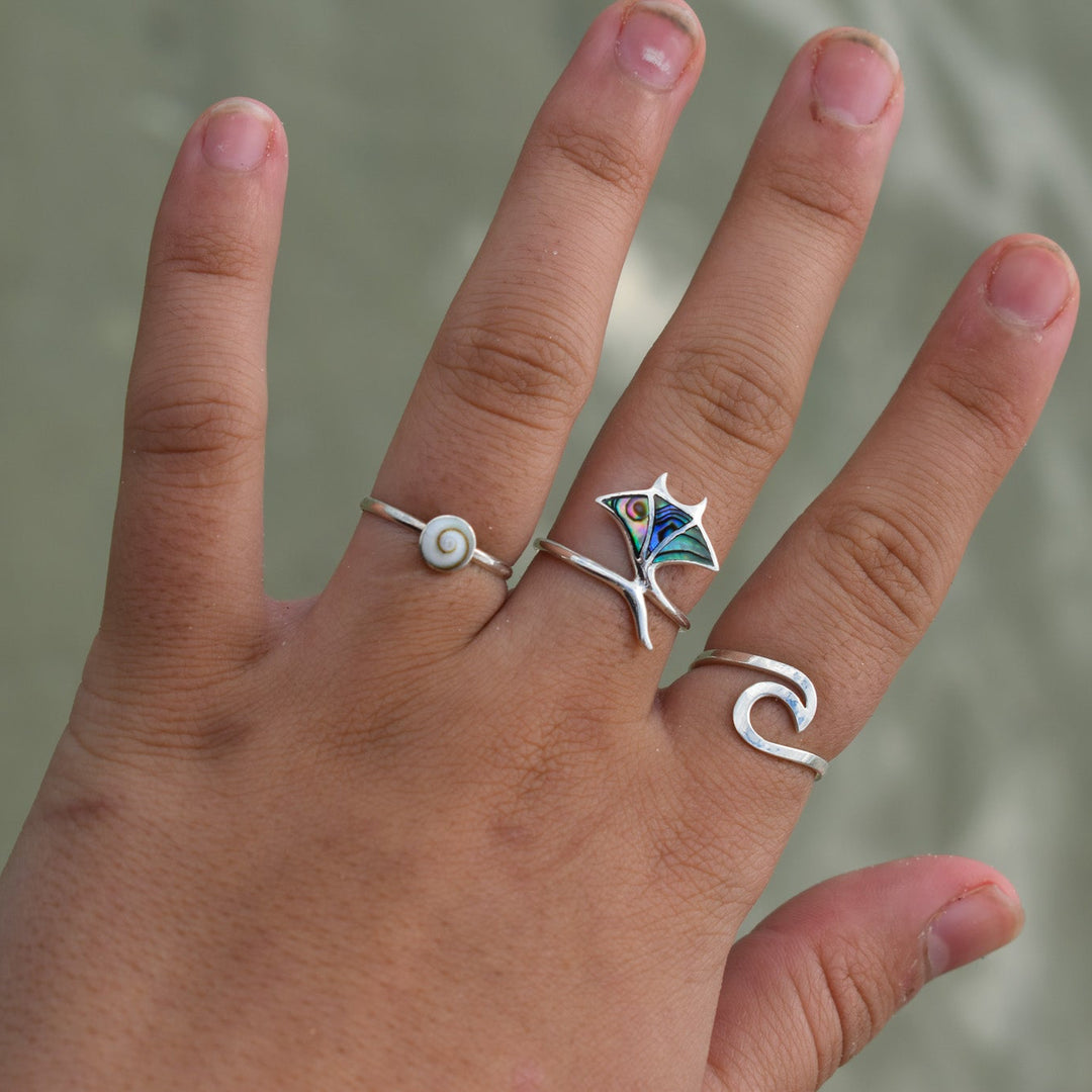 Shiva Shell Ring | Sterling Silver