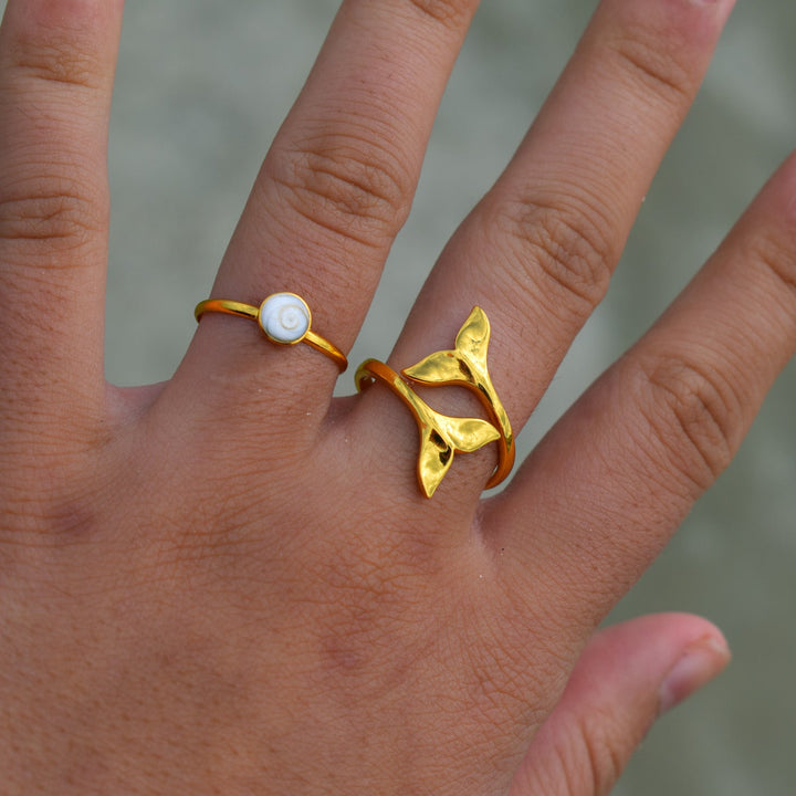 Shiva Shell Ring | Gold Vermeil