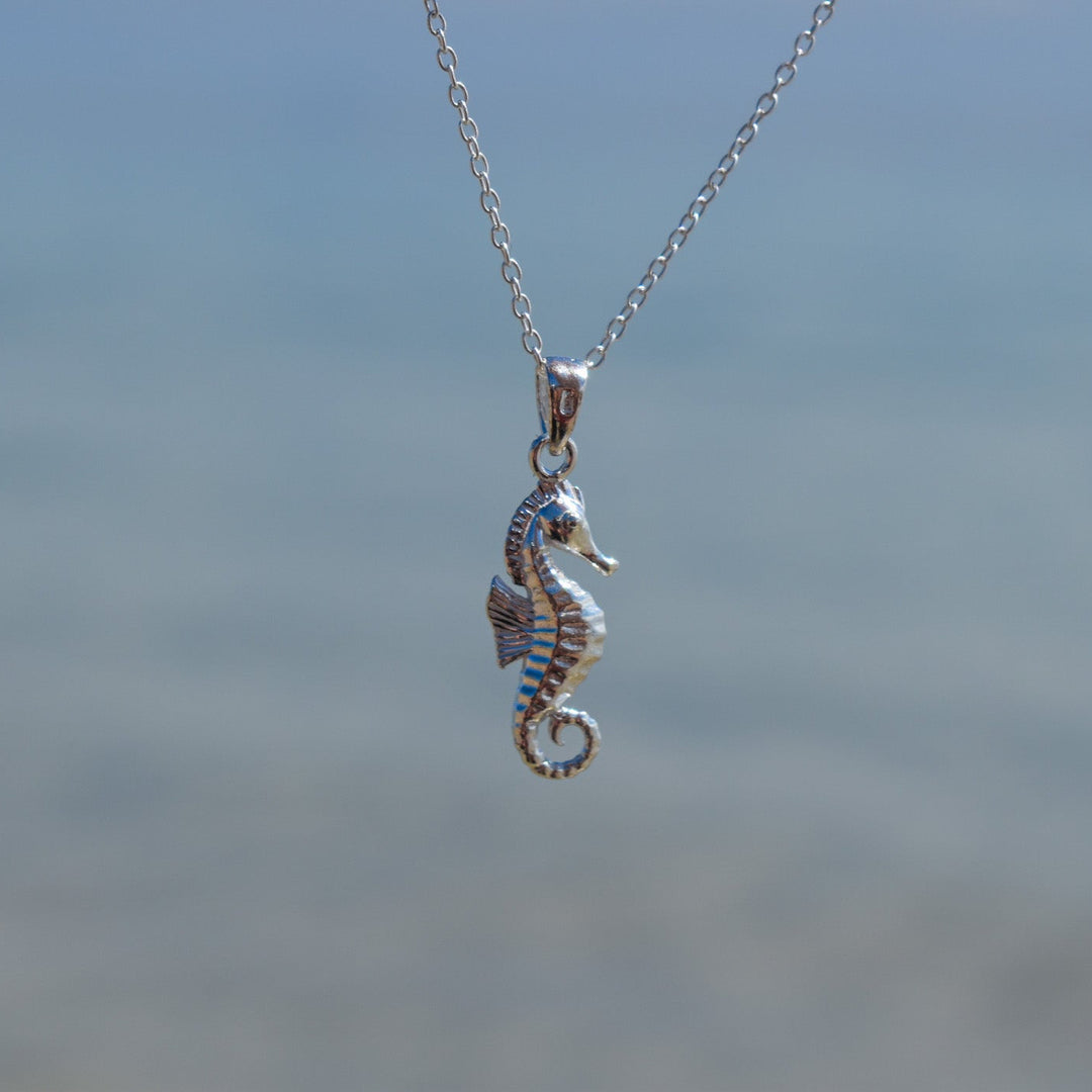 Seahorse Necklace | Sterling Silver