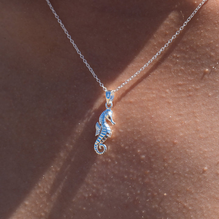 Seahorse Necklace | Sterling Silver