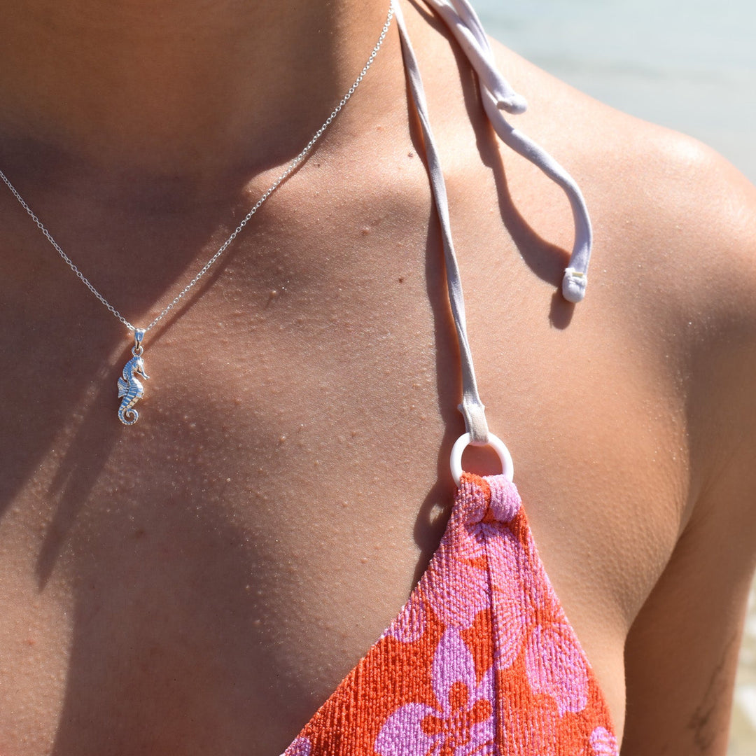 Seahorse Necklace | Sterling Silver