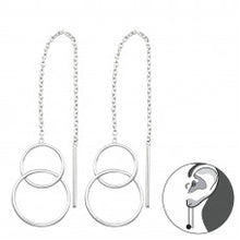 Load image into Gallery viewer, Circle Threader Earrings