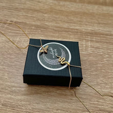 Load image into Gallery viewer, Gold Bee Necklace, Nature Lover Gift, Honey Bee Pendant, Tiny Bumble Bee Charm, Gardening Gift for Women, Insect Jewellery, Small Gold