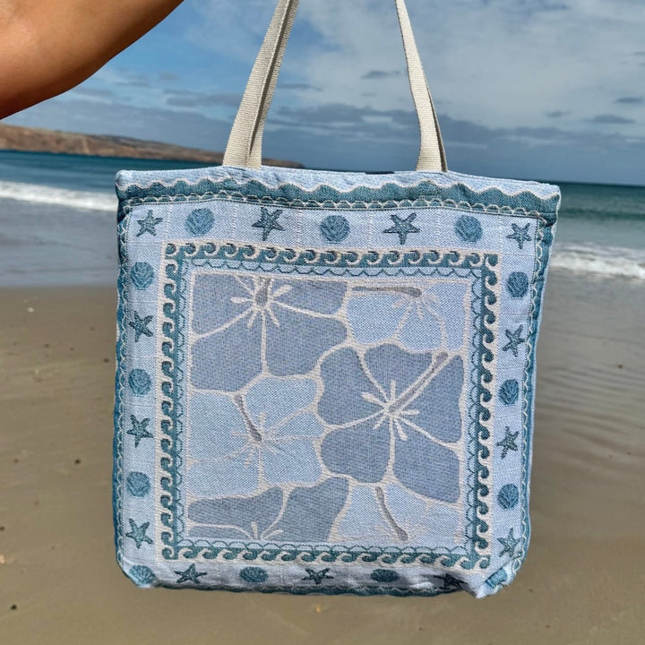 BLUE TOTE BAG