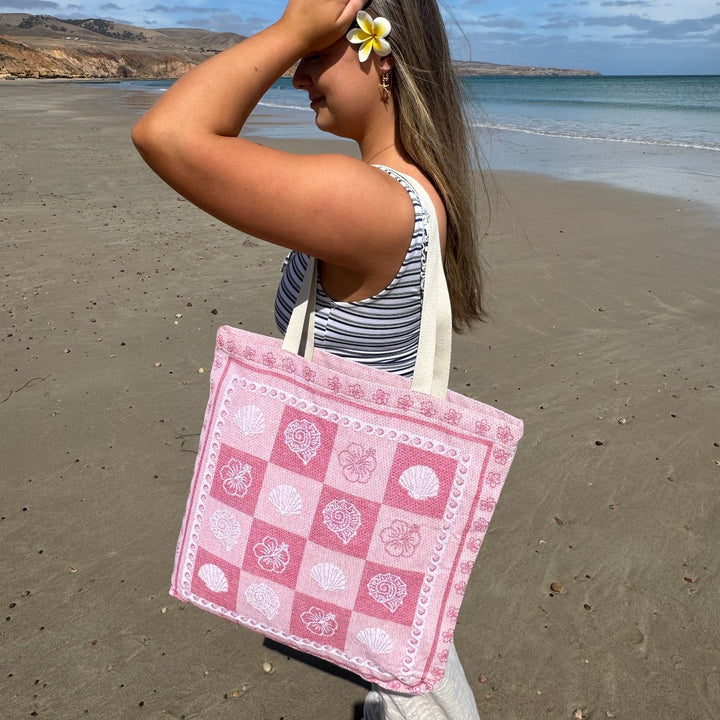 Pink Tote Bag