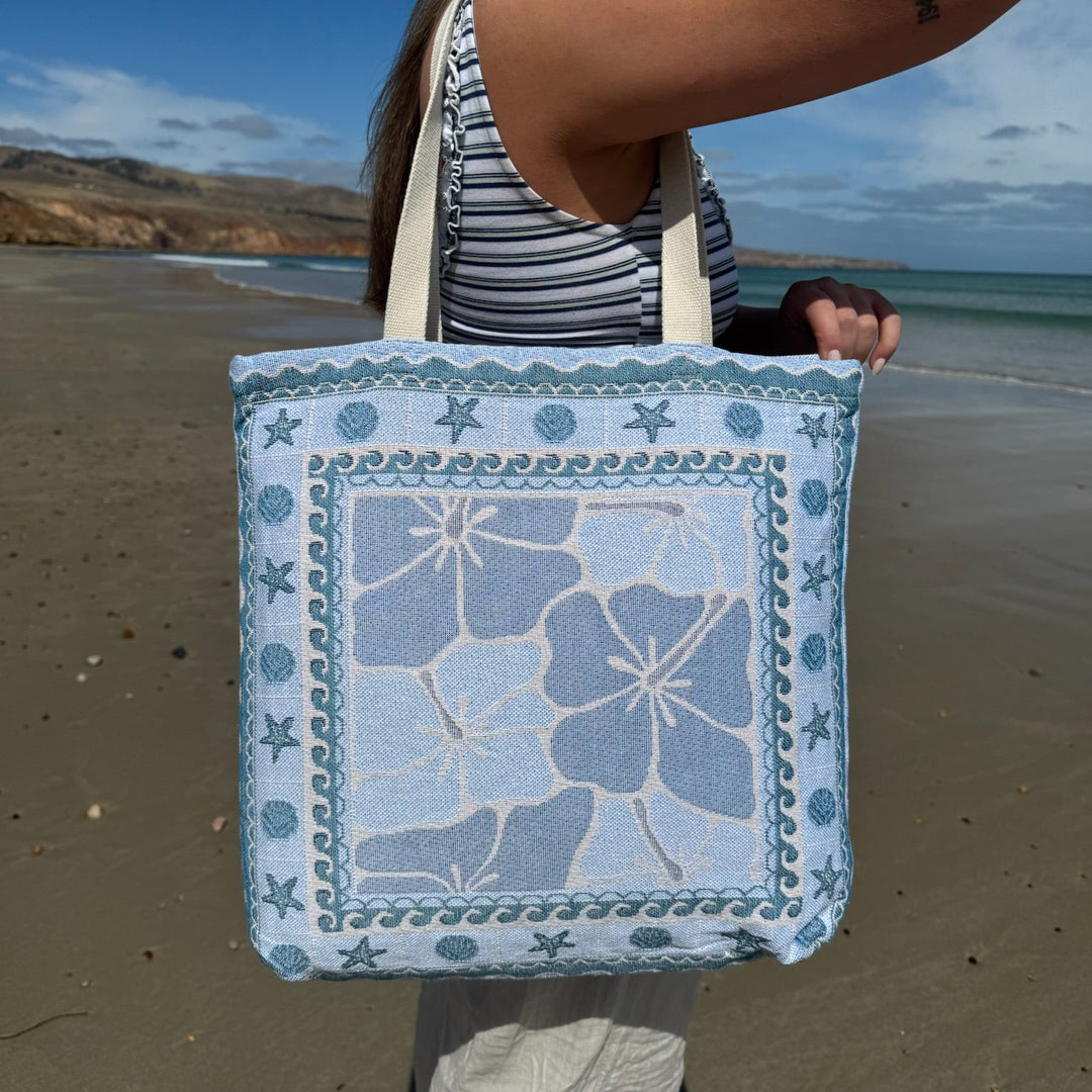 BLUE TOTE BAG