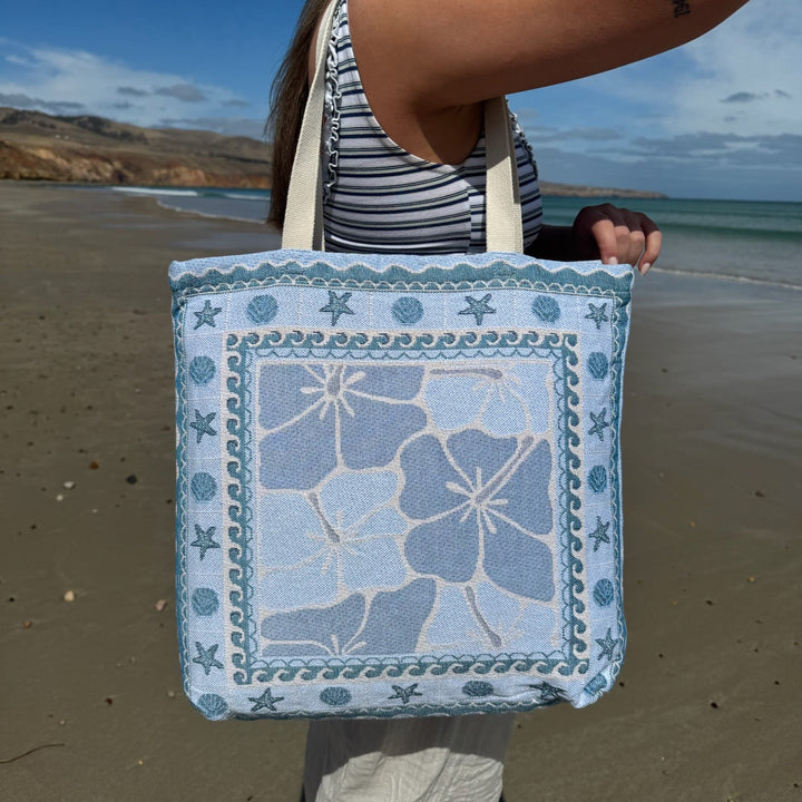 BLUE TOTE BAG