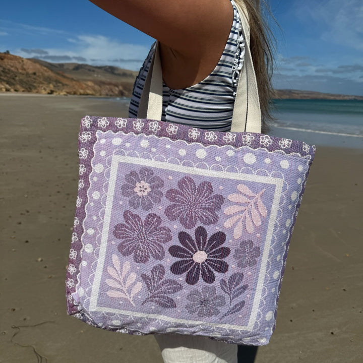Purple Tote Bag