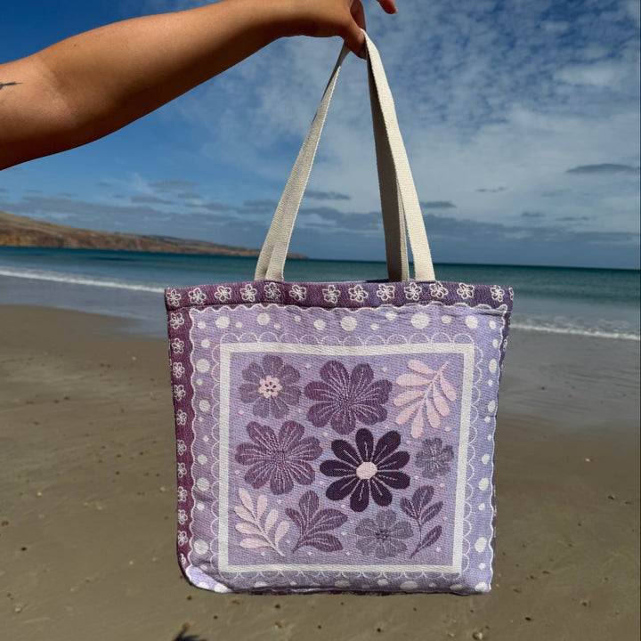 Purple Tote Bag