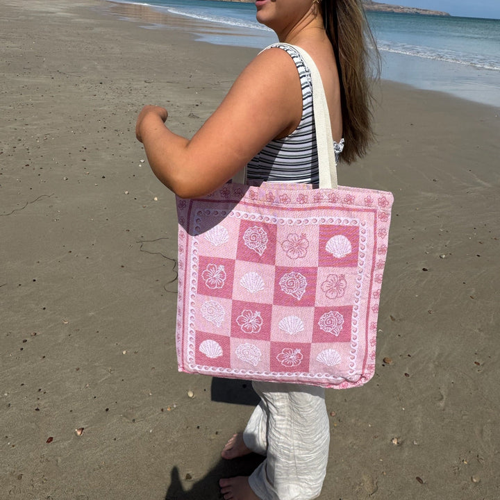 Pink Tote Bag