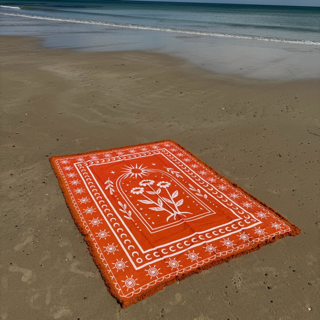 Orange Throw Rug