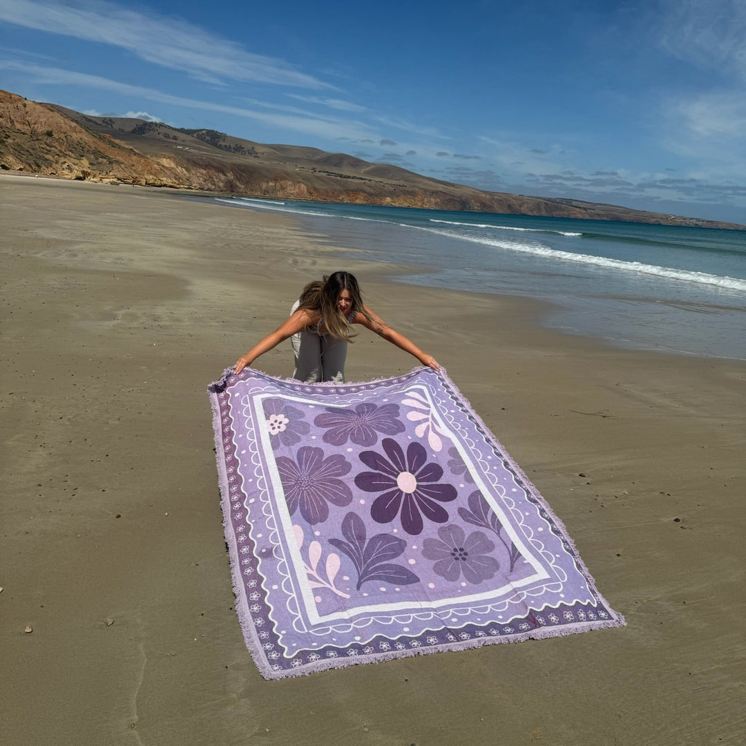 Purple Throw Rug
