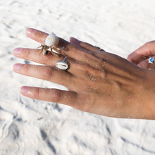 Load image into Gallery viewer, cowrie shell ring | waterproof ocean jewellery