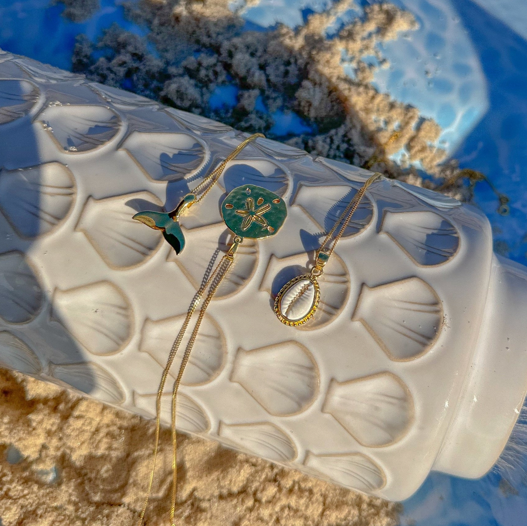 Gold Vermeil Sand Dollar Necklace