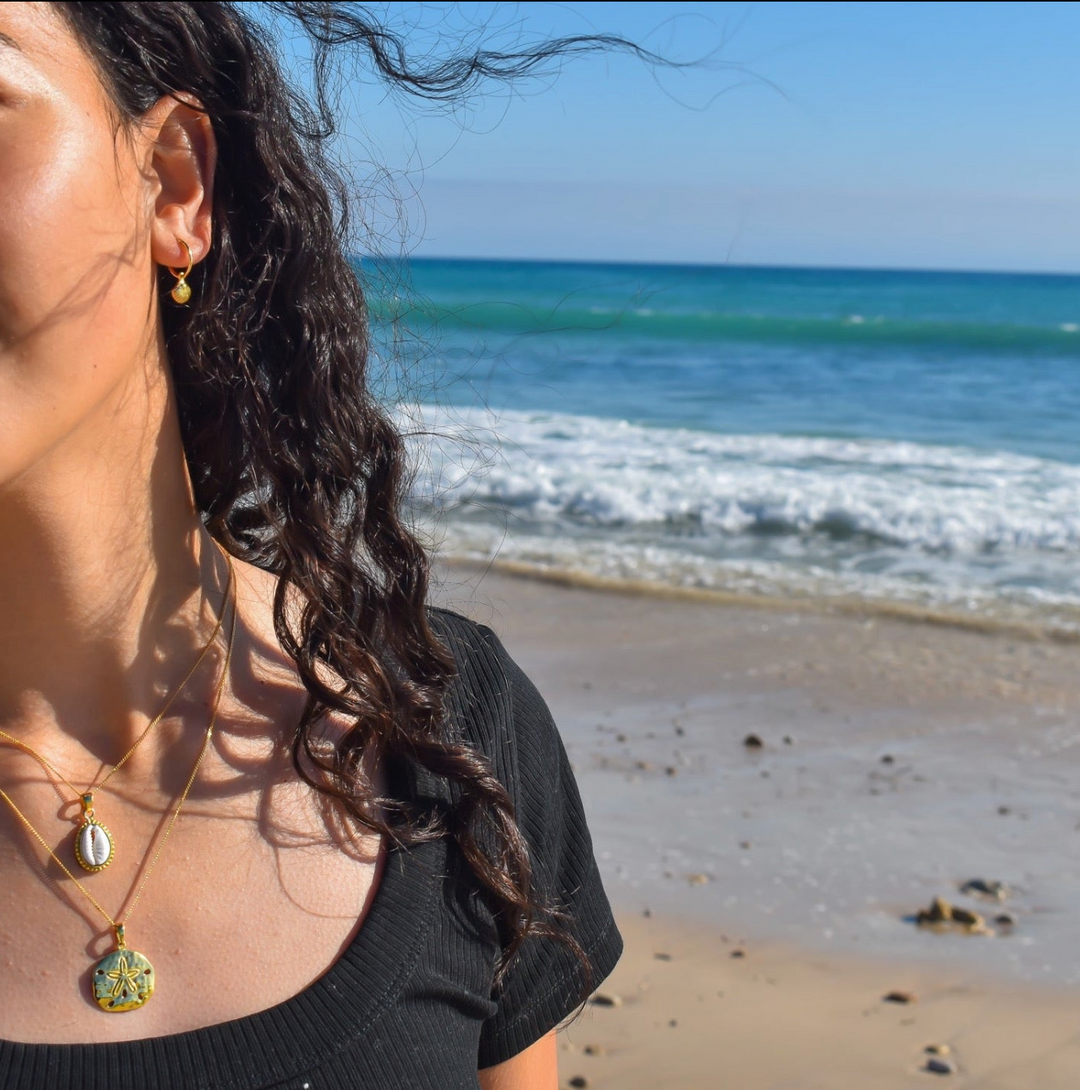 Gold Vermeil Sand Dollar Necklace