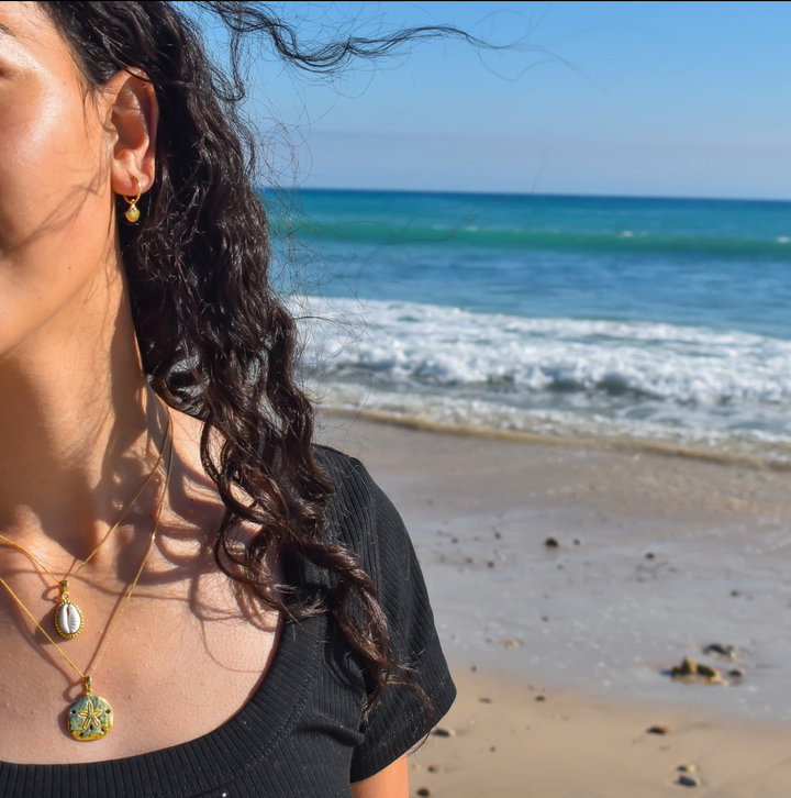 Gold Vermeil Sand Dollar Necklace