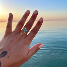 Load image into Gallery viewer, turquoise manta ray ring