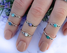 Load image into Gallery viewer, Pink Opal Toe Ring - Midi Ring