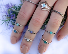Load image into Gallery viewer, White Opal Toe Ring - Midi Ring