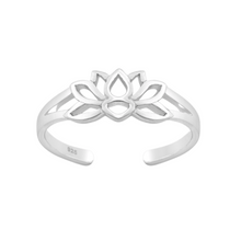 Load image into Gallery viewer, Lotus Toe Ring