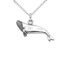 Load image into Gallery viewer, Blue Whale Necklace