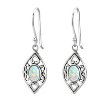 Load image into Gallery viewer, White Opalite Drop Earrings