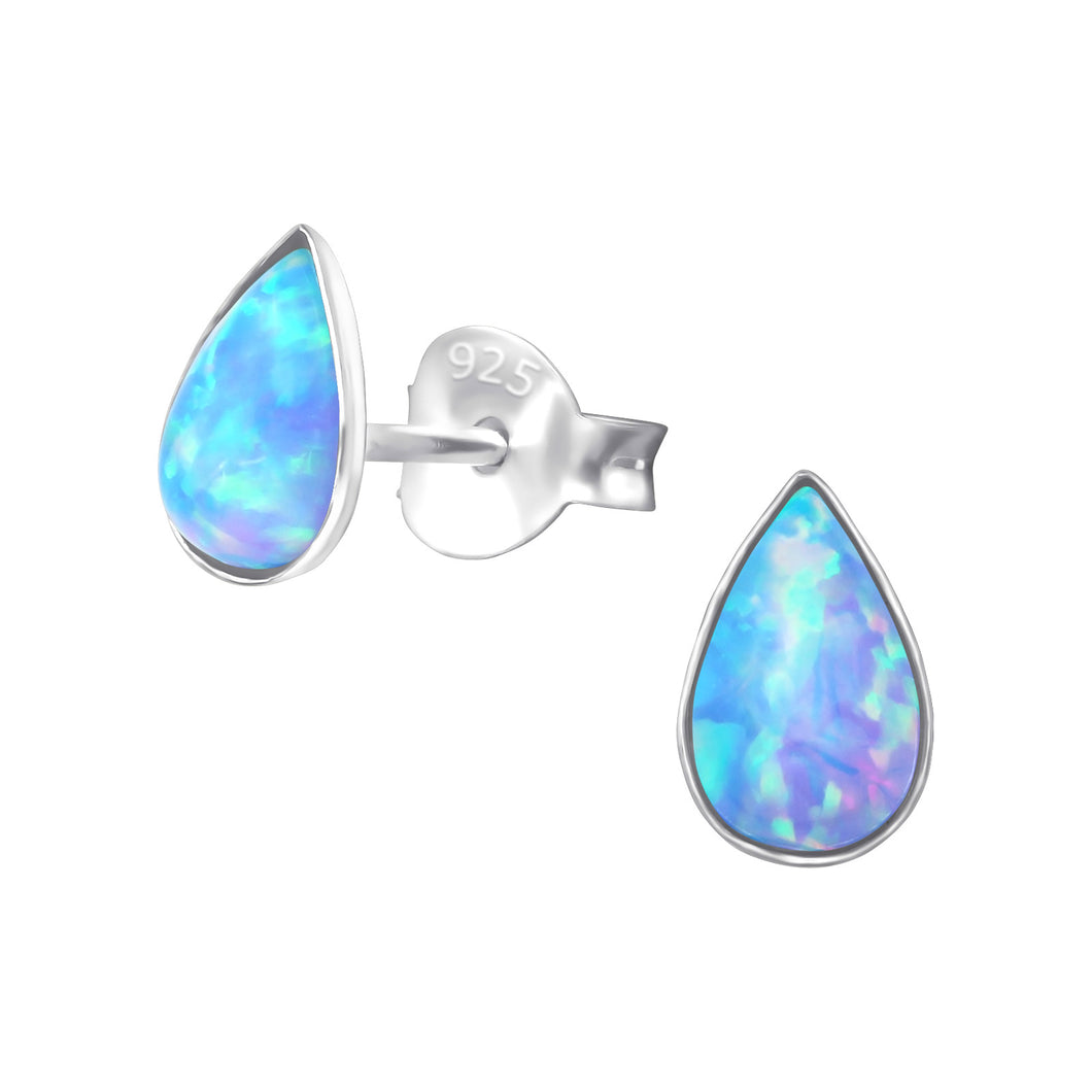 Pear Opal Ear Studs