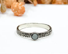 Load image into Gallery viewer, Hammered Amazonite Ring