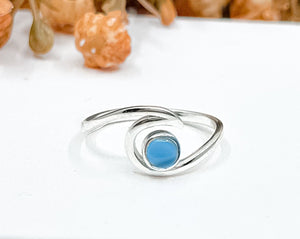 Blue Wave Ring