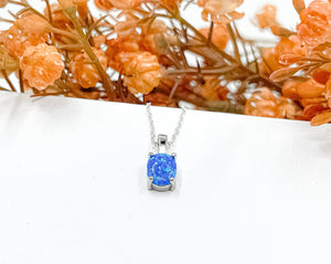 Nova Blue Opal Necklace