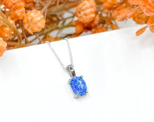 Load image into Gallery viewer, Nova Blue Opal Necklace