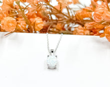 Load image into Gallery viewer, Nova White Opal Necklace