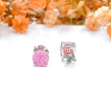 Load image into Gallery viewer, Pink Opal Ear Studs